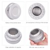 Boundless Voyage Titanium Spirit Burner Mini Alcohol Stove with Brackets