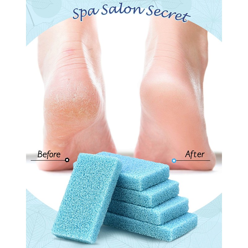 Maryton Disposable Foot Scrubber Pumice Pads, Pedicure Pumice Stone Dead