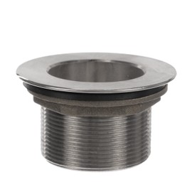 Encore Nickel Plated Brass Sink Drain 2" L, 2-1/2" Dia. Sink Opening, 3-1/2" Face Flange, Includes: Locknut & Washer