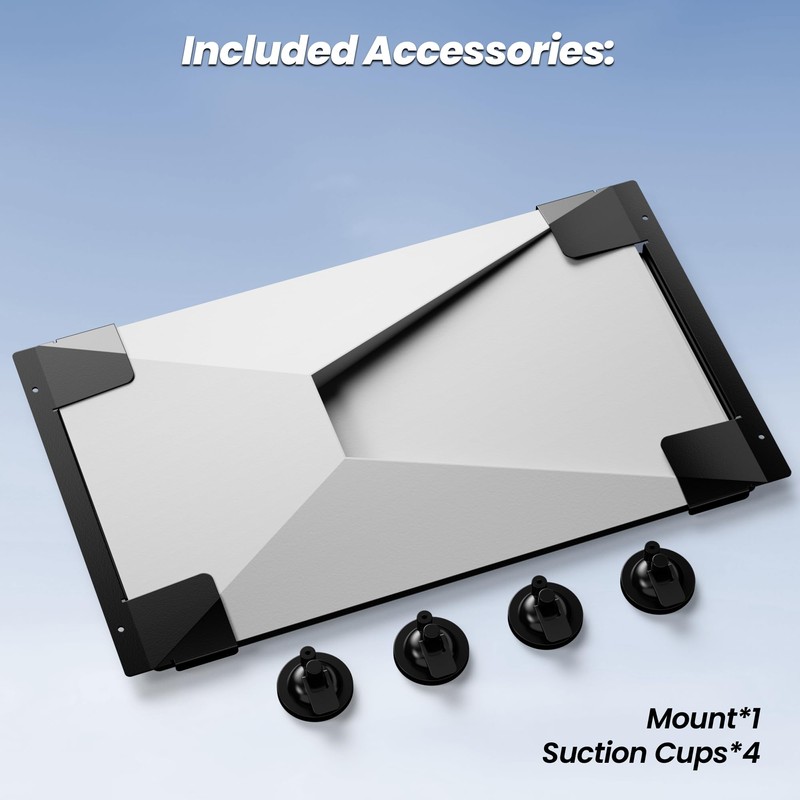 Starlink Gen 3 Car Suction Cup Mount, Secure Mounting Kit