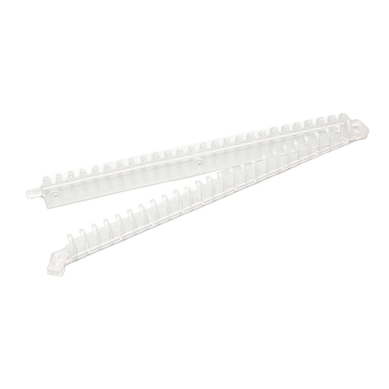 10Pcs Binding Spines Plastic Comb Spiral Coil 26 Holes 100