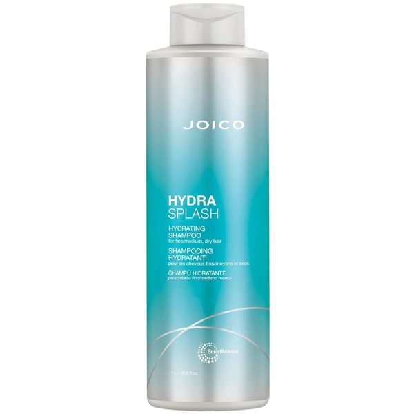 Joico HydraSplash Hydrating Shampoo | For Fine, Medium, Dry Hair | Replenish Moisture | Add Hydration & Softness | With Sea Kelp & Coconut Water | 33.8 Fl Oz