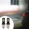 4pcs 12SMD LED White Lights Car Bulb Brake Stop Turn