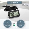 Thlevel 3PCS Digital Thermometer Hygrometer Mini Probe Thermometers Temperature Humidity