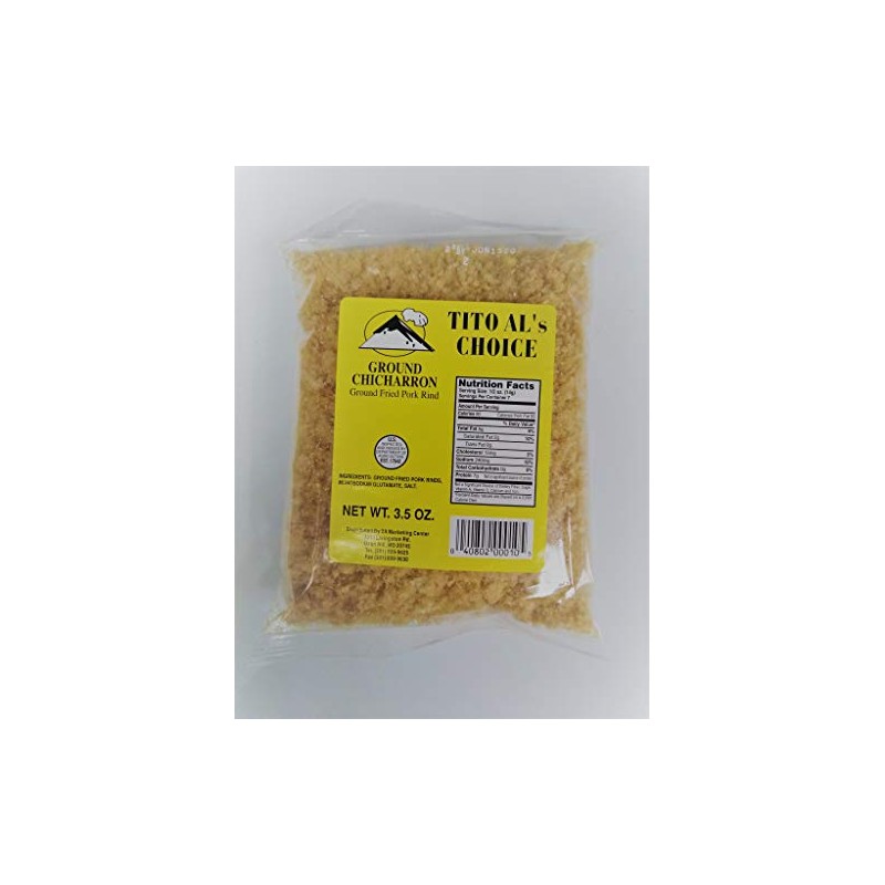 Tito Al's Choice Ground Chicharron -Ground Fried Pork Rind 3.5oz