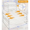 JUPELI Foil and Plastic Wrap Organizer, Expandable Kitchen Pantry Storage,