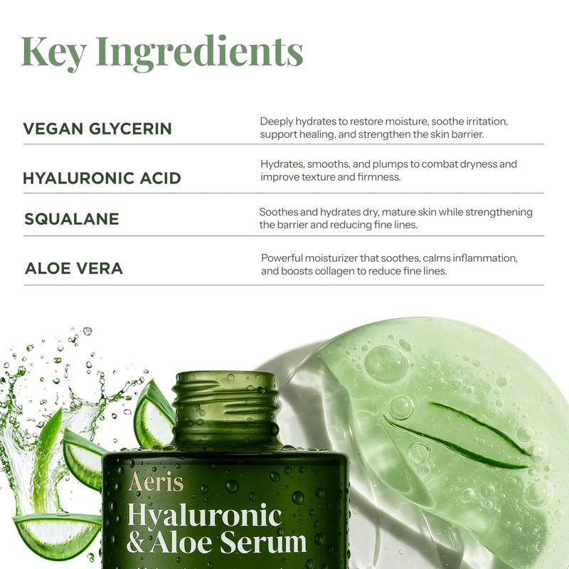Hyaluronic & Aloe Facial Serum