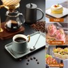 6 Pieces Stainless Steel Coffee Spoons, 12.9 cm Round Dessert