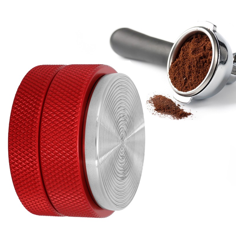 Stainless Steel Coffee Distributor Tamper Coffee Powder Press Hammer Height