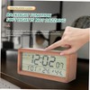 iplusmile Electronic Clock with Temperature and Humidity Display Simple Multifunctional