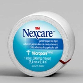 Nexcare(TM) Micropore(TM) Paper First Aid Tape, 530-P1/2, 1 in x 10 yds, Wrapped