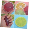 TOVINANNA 5pcs Fruit Design Mini Pads for Travel Portable Automatic