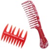Bablo Pomade Grooming Jumbo Comb (Red Bandana Paisley Pattern) &