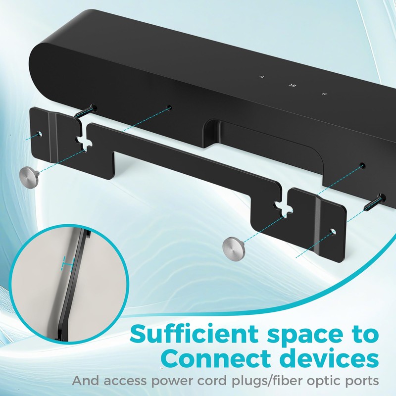 HEIWUKONG Ray Mount Compatible with Sonos Ray Wall Mount, Heavy