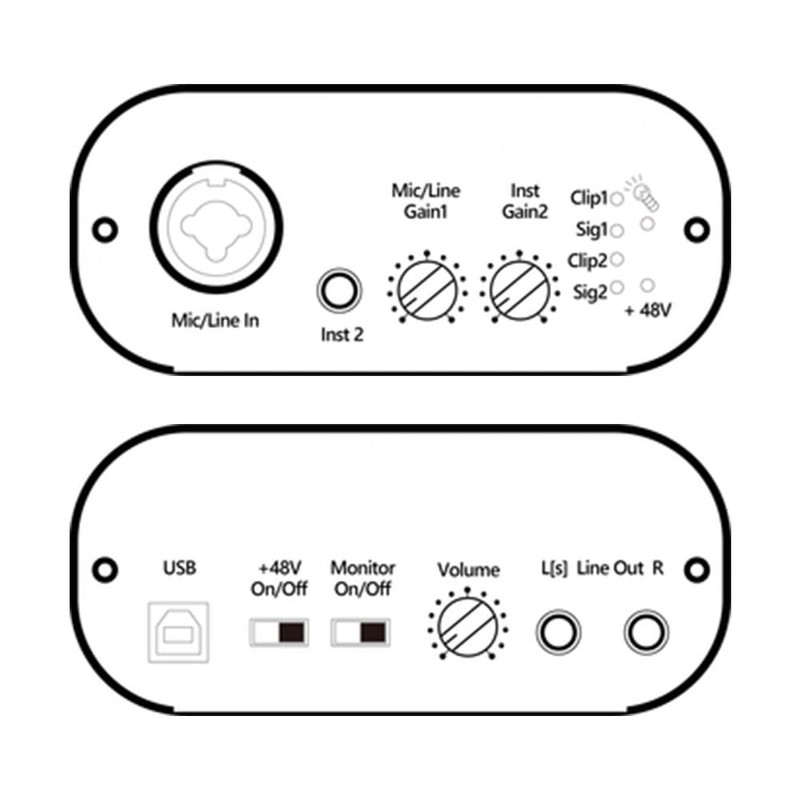 Product Number: ALT MIDITECH AUDIOLINK Light, 2 inputs, 2 outputs,