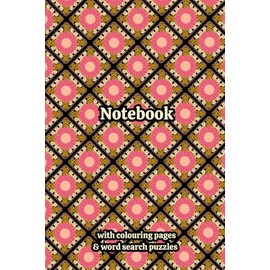 Crochet Granny Squares Themed Activity & Notebook: With Colouring Pages & Word Search Puzzles. An Organiser for Crocheters, Knitters, Yarn Lovers, ... Tracking, Sketching and Creative Ideas.