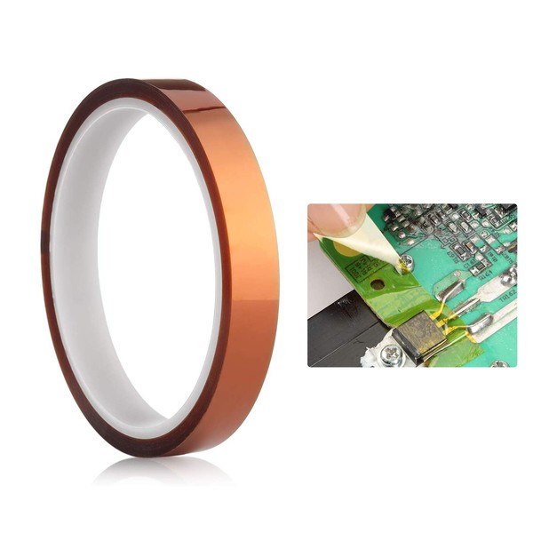RICISUNG Kapto Tape, Insulated, Heat Resistant, Polyimide Tape, 682°F to