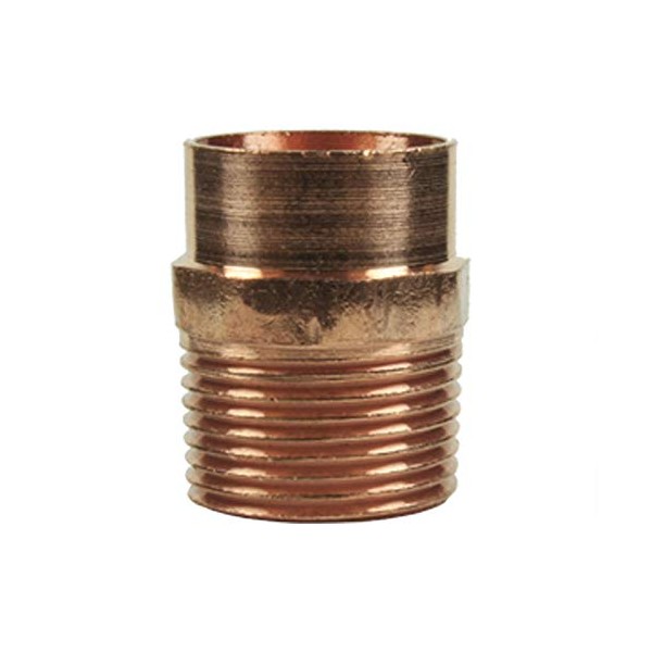 Libra Supply 1/2 inch(Nominal Size) Copper Male Adapter Solder Joint,