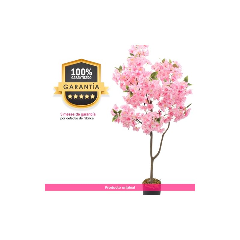 VANLIG Planta Artificial Cerezo 1.2mts Incluye Maceta para Interiores