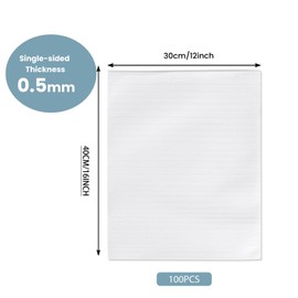 DRENIS 40 PCS Foam Pouches, 12 x 16 Inch, White, Expanded Polyethylene (EPE) Foam, Open-Ended, Protective Foam Pouches