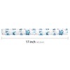LeZakaa 25th Birthday Wrapping Paper Roll - Blue Happy 25th