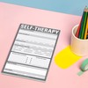 Knock Knock Self-Therapy , Checklist Note Pad for Step-by-Step Stress