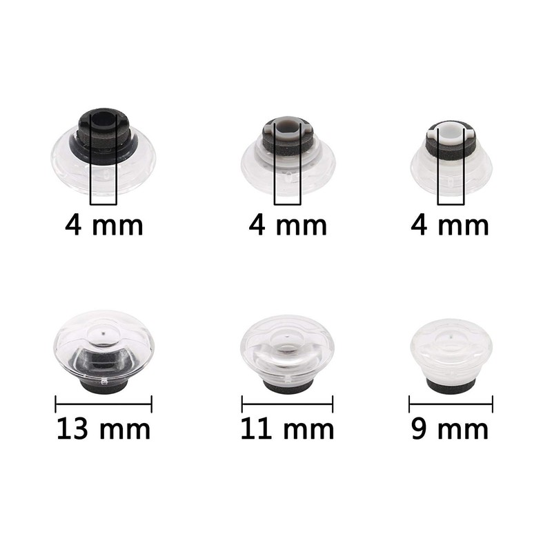 ALXCD Gel Eartips for Plantronics Voyager Legend Headset, Small Size