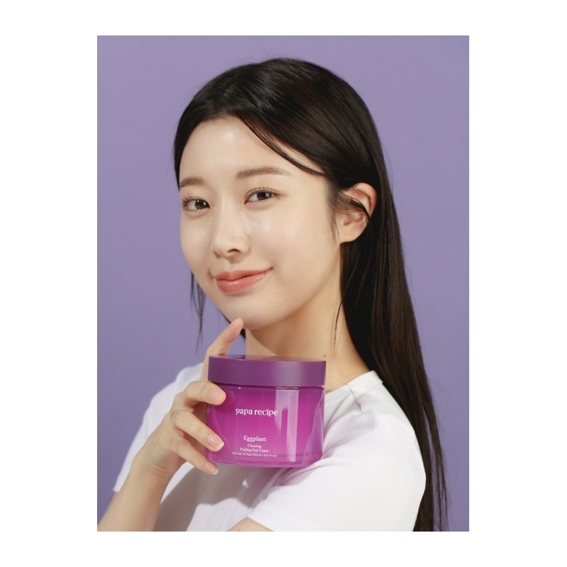 Eggplant Clearing Peeling Pad Toner 255ml (70 sheets) / 가지