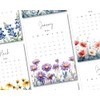 2026 Monthly Office Desk Calendar - Wildflowers - Watercolor Style