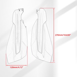 ABCERRSI Dirt Bike Handguards,Motorcycle Handle Protector Compatible with Universal EXC XC SX SXF XCF XC-W TPI 125-500-Orange