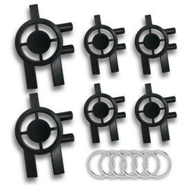 6pcs Dispenser Key Replacement for Cintas & Sanis,3-in-1 Toilet Paper Towel Dispenser Key Soap Tissue Box Dispenser Key Tissue Box Key Accessories for Commercial Business Office School Maintenance