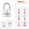 ABUS Titalium padlock 80TI/45 - Cellar lock with lightweight, solid