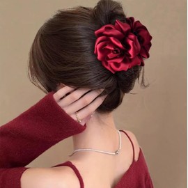 FASELE Hair Claw Hair Clip, Casual, Cute, 3D Flowers, Elegant, Hair Accessory, Hair Clip, Popular, Women's, Office, Hair Ornament, Stylish, Elegant, Stylish, Mother's Day, Gift, Present