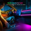 Acrylic Interior Car LED Strip Light with Wireless APP, RGB