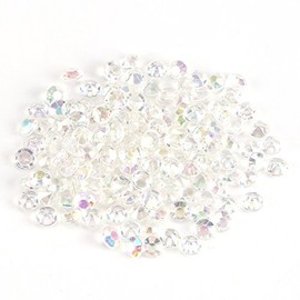Acrylic Diamond Beads, 1000Pcs Acrylic Gems Strands Prisms Pendants Parts Jewel Vase Filler for Wedding Bridal Shower Vase Beads DIY Decorations(4.5 mm)