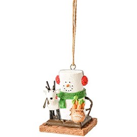 Ganz S'Mores - Alimento de reno con reno de Navidad (2.6 pulgadas), multicolor