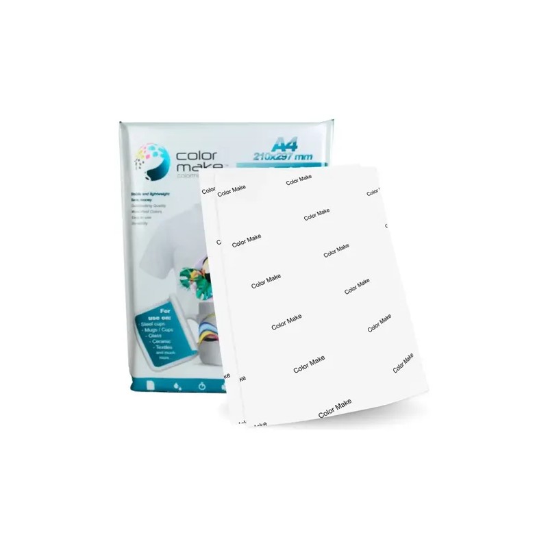 Papel Para Sublimacion Sublimar A4 Colormake 100 Hoja Light Color