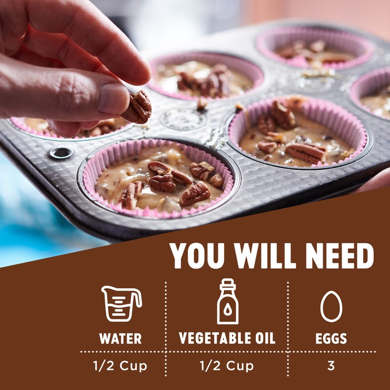 Krusteaz Muffin Mix, Chocolate Chunk Muffin Mix, 18.25 oz (Pack