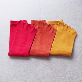 SUCHUANGUANG Women Five Finger Long Tube Socks Solid Color Toe Separated Yoga Cotton Hosiery Crew Socks