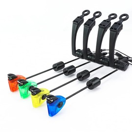 Hirisi Tackle Carp Fishing Swingers 4pcs LED Light 2.5mm Plug with Box Fishing Bite Alarm Fishing Accessories