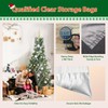 Christmas Tree Storage Bag, Waterproof Clear Removal Bag for Upright