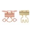 100pcs Binder Clips for Student Strong Clamping Force Metal Arrows