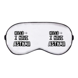 'Asthma Greeting' Sleep/Travel Eye Mask (EY00004025)