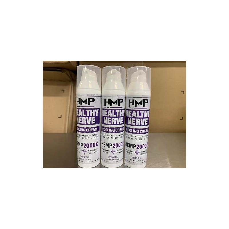 Neuropathy Cream Nerve Hemp Cream 2000mg Maximum Strength for Feet,