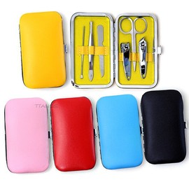 Premium Nail Clipper 6-Piece Set Nail Clippers Nail Care Tweezers Tweezers / 고급 손톱깎이 6p세트 손톱깎기 네일관리 족집게 핀셋