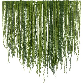 ACRYCS 60 Pcs Hanging Moss Vines Faux Moss Garland for Decorating Artificial Amaranthus Hanging Flowers 59-62 Inch Fake Mossy Rope for Crafts Wedding Arch Floral Arrangment Wall Hanging Mantle Outdoor