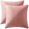 MIULEE Velvet Throw Pillow Covers 18x18 Inch, Pack of 2