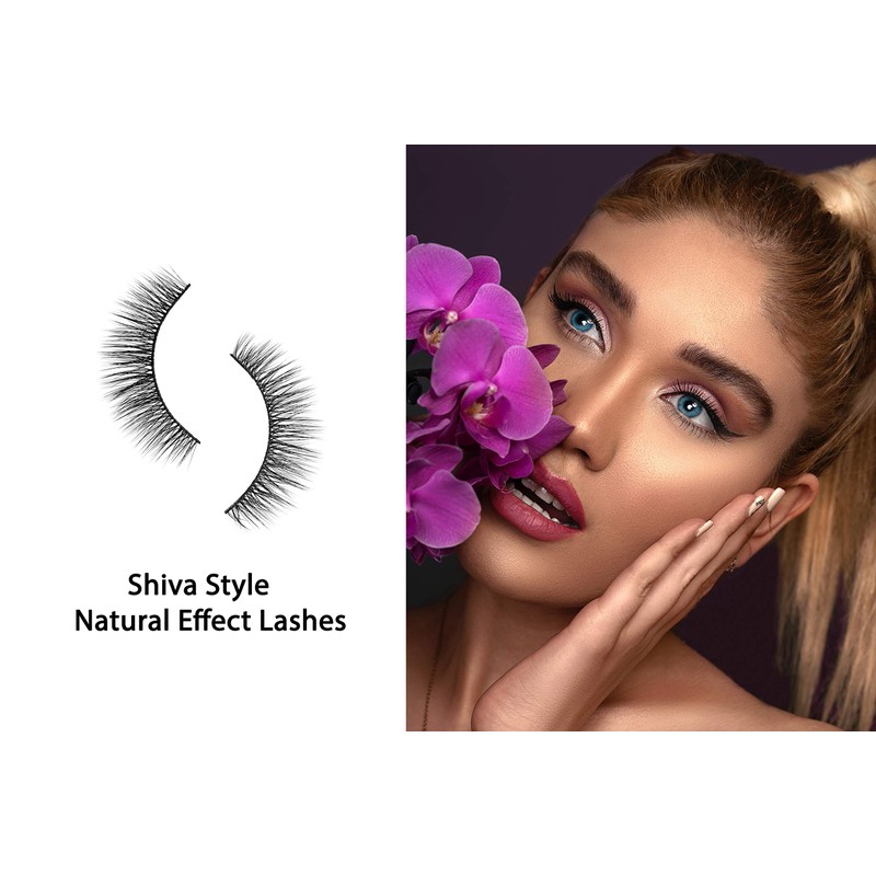 False Eyelashes, Artificial Eyelashes, Mink Lashes, Natural Look and Reusable