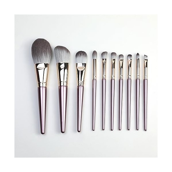 10pcs Makeup Brushes Set Foundation Brushes Soft Hair Super Soft