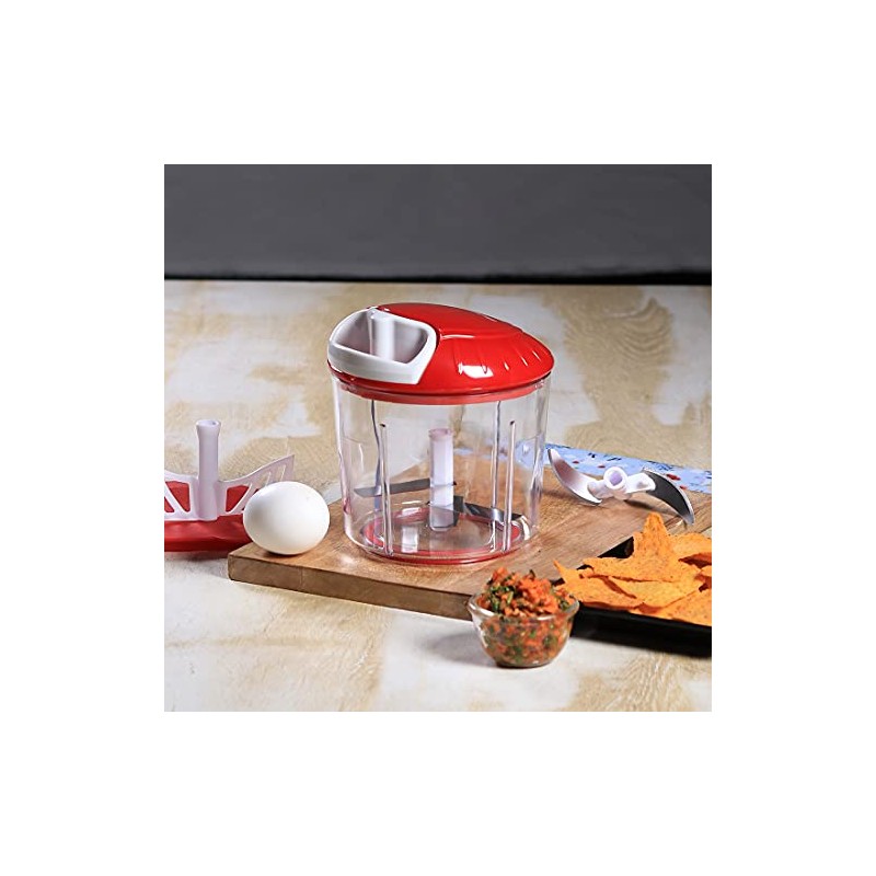 Wonderchef Food and Vegetable String Chopper; Red